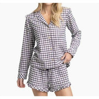 Southern Tide - Women's Silverleaf Plaid Lounge Set