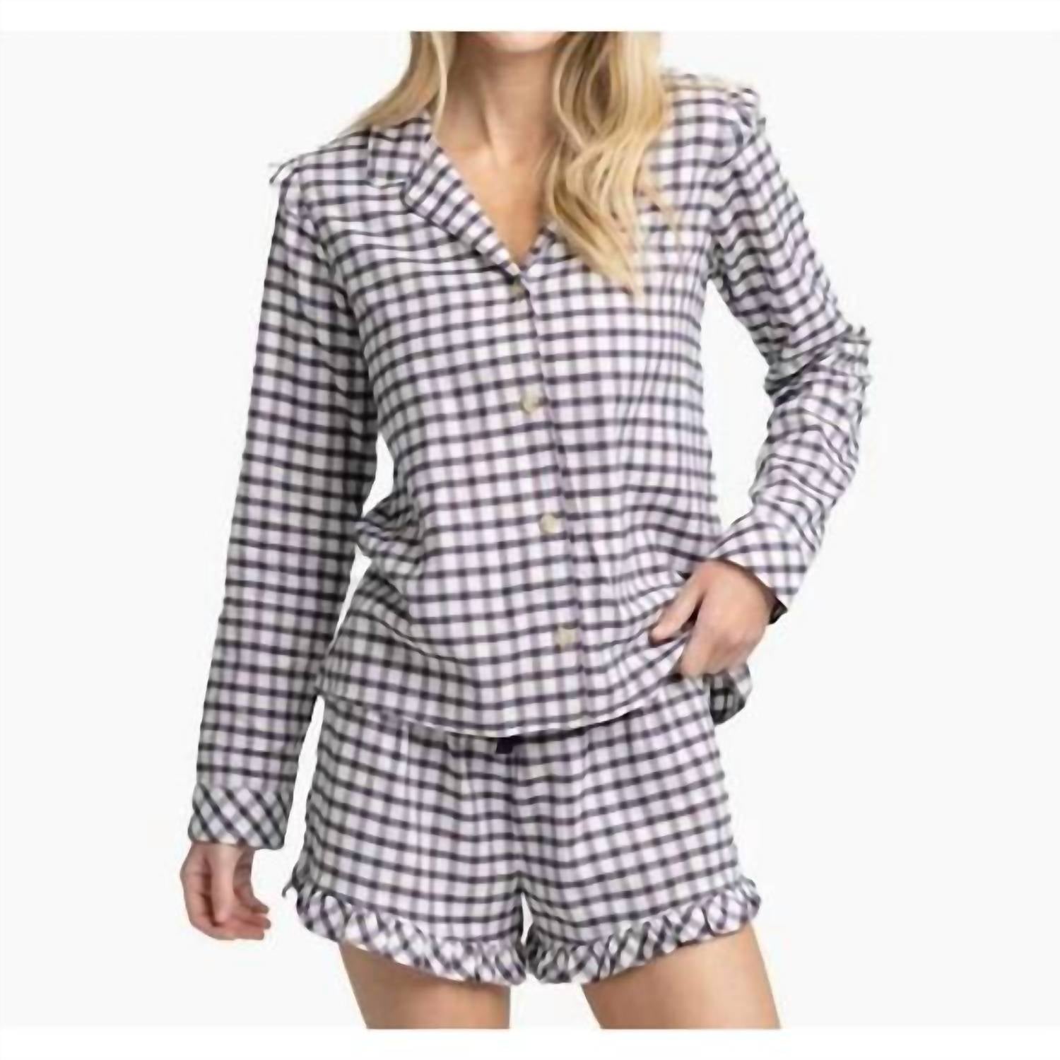 Southern Tide - Women's Silverleaf Plaid Lounge Set