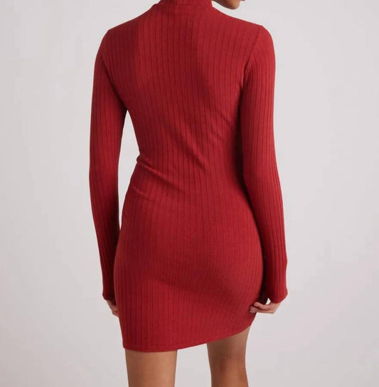 Bella Dahl - Mini Mock Neck Rib Dress