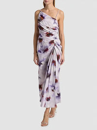 A.L.C. - Juno Floral Ruched Cotton Midi Dress