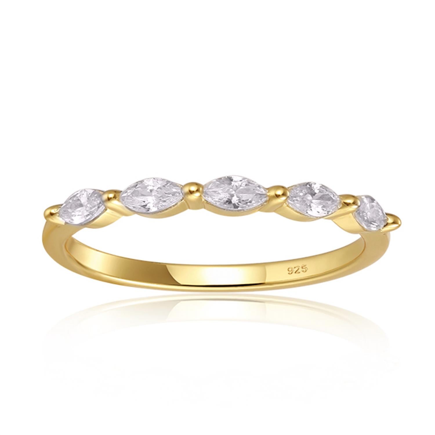 Starlette Women's Scarlett Stackable Ring in gold - women's jewelry