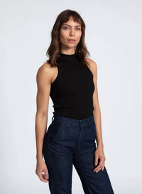 Askk Ny - Crop Neck Rib Tank Top