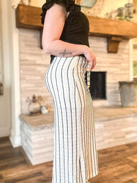 Bailey Rose - Eyelet Stripe Maxi Skirt