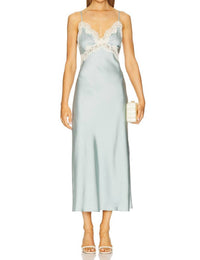 Elodie - Eva Satin Slip Dress