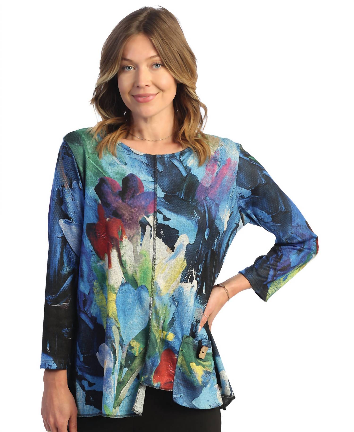 Jess & Jane - Morning Glory French Brushed Knit Top