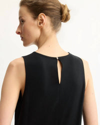 Arlo Mott Hart A-line Swing Tank Top in black - women's tank top - alternate view