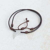 Georgina Jewelry - Men's Signature Leather Necklace