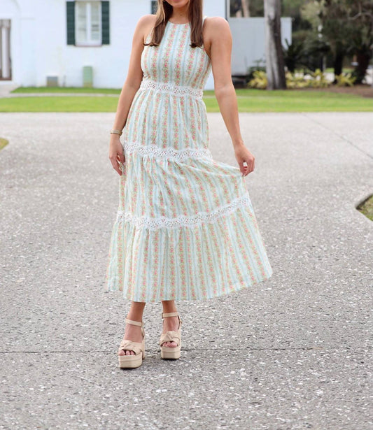 Tcec - Garden Gate Floral Midi Dress