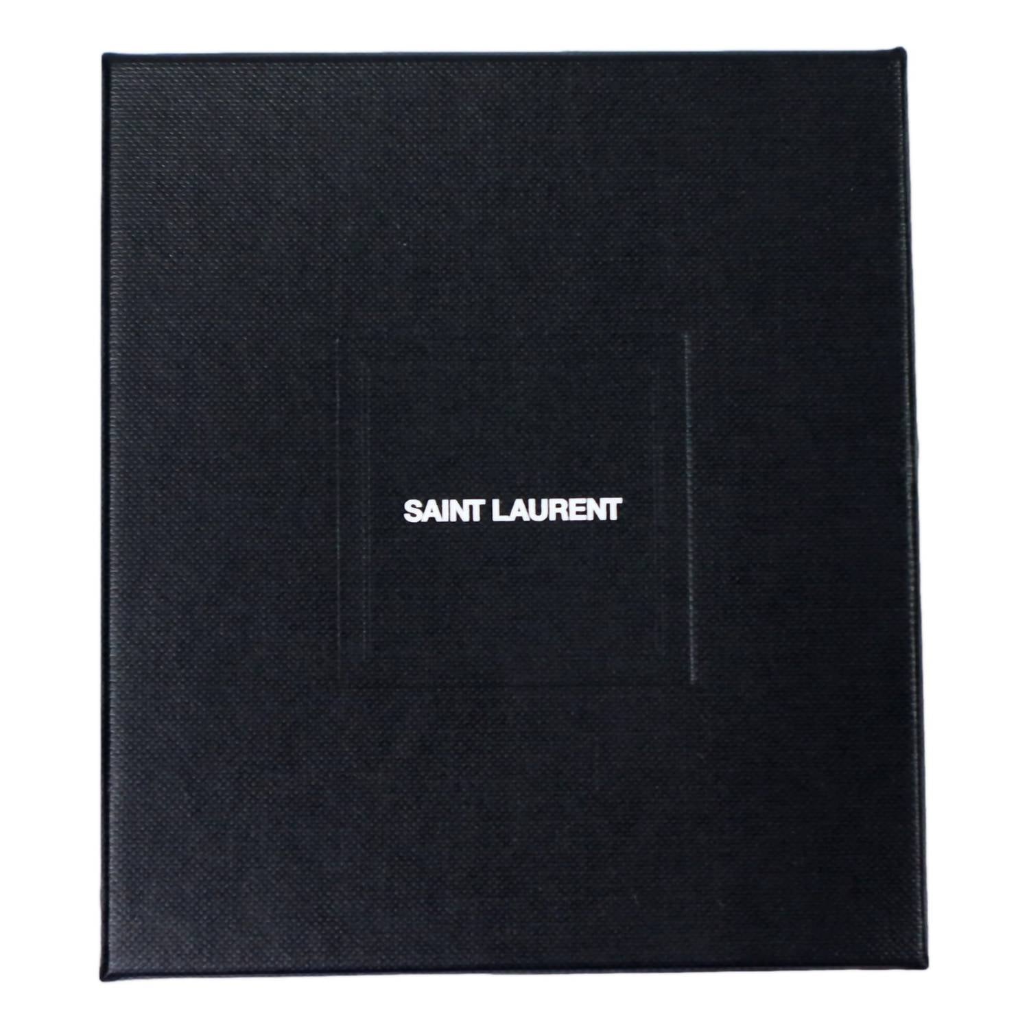 Saint Laurent - Women's Le Carre Croc Embossed Leather Double Wrap Bracelet