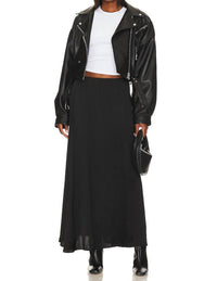 Donni. - Silky Simple Skirt
