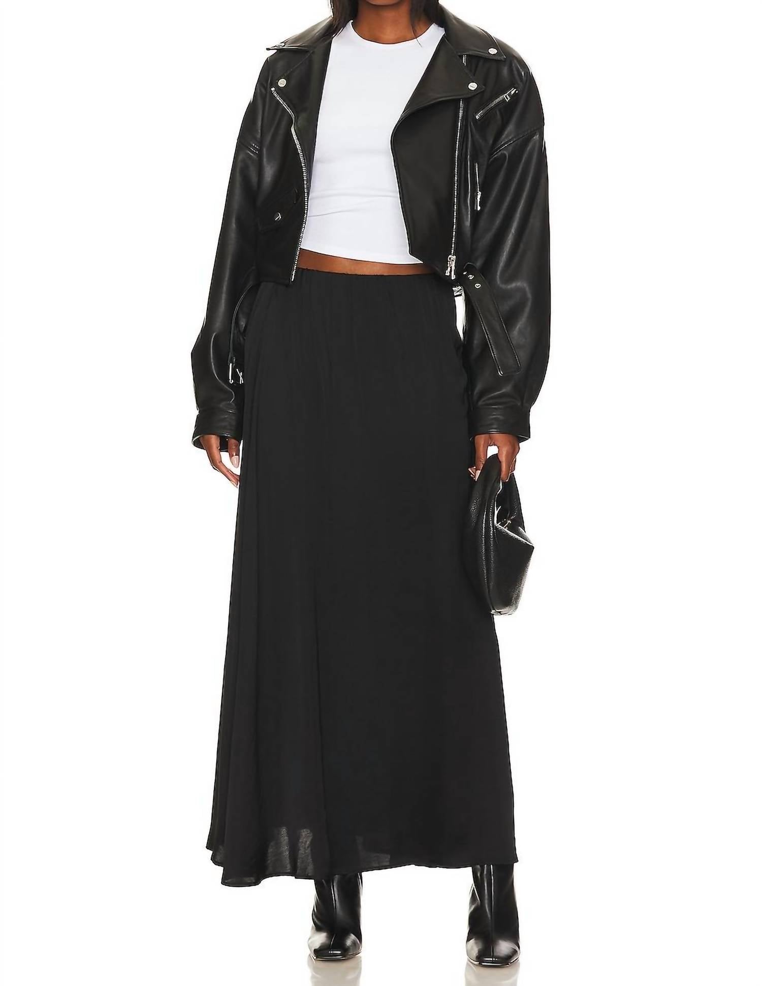 Donni. - Silky Simple Skirt