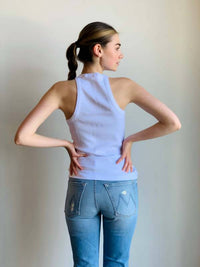 Stateside - 2x1 Rib High-neck Tank Top