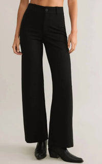 Z Supply Do It All Rilynn Pant in black 2 - women's pants