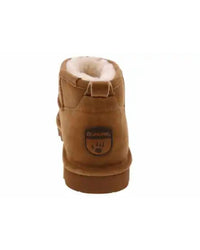 BEARPAW Women's Shorty Ankle Boot in hickory - women's shoe - alternate view