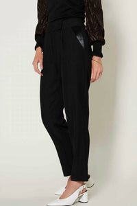 Current Air - Women's Straight Leg With Satin Pockets Trousers