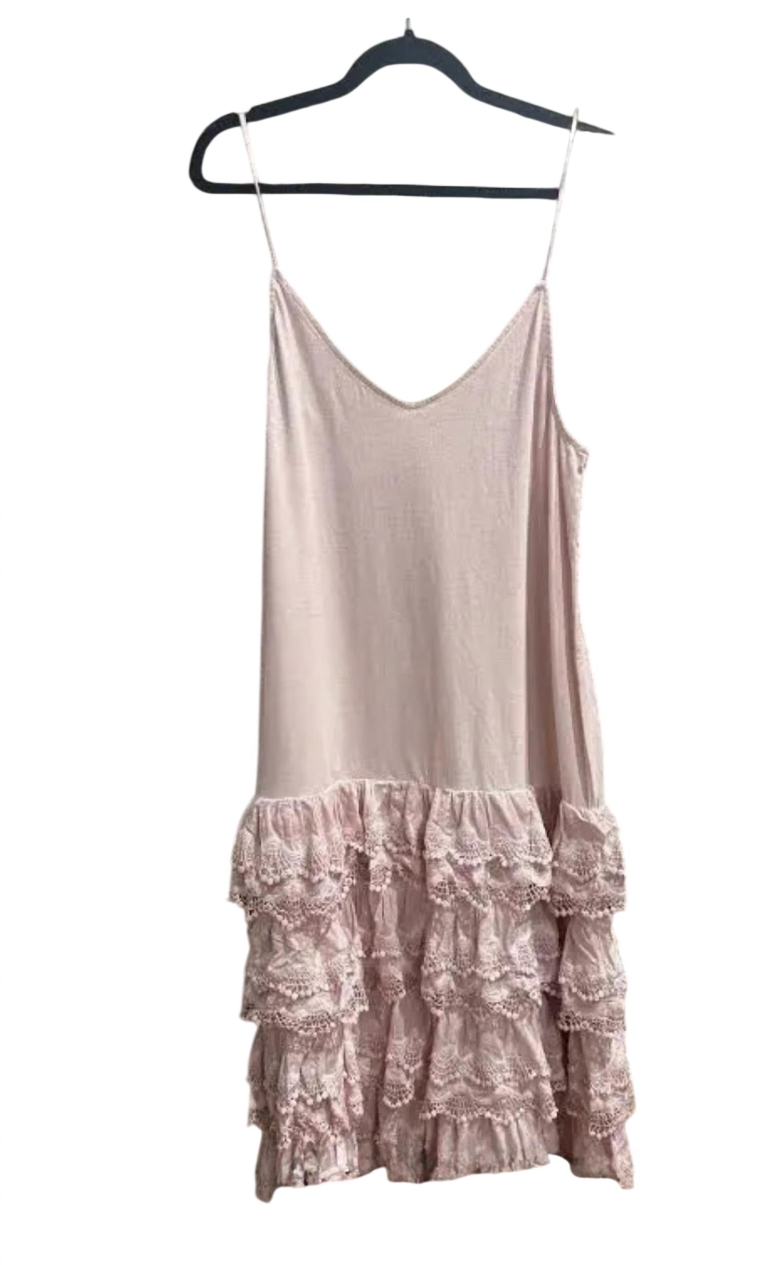 A Rare Bird - Women's Ruffle Slip Dress