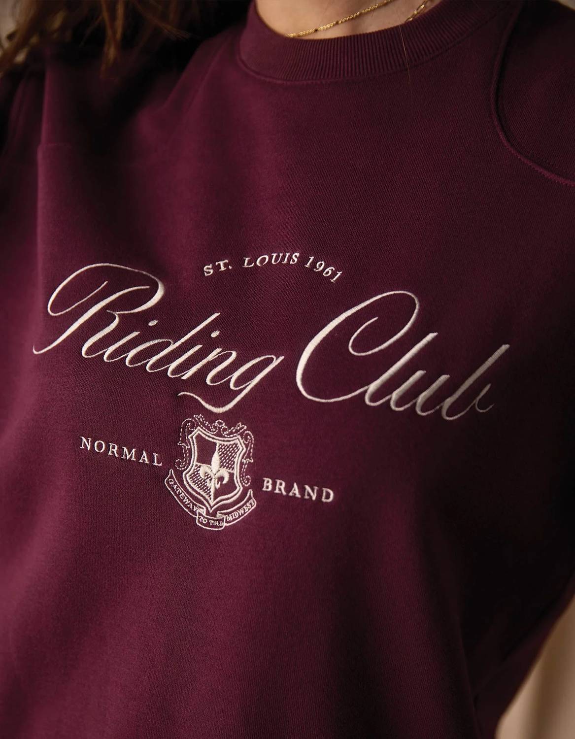 The Normal Brand - Fleece Graphic Crewneck Tee