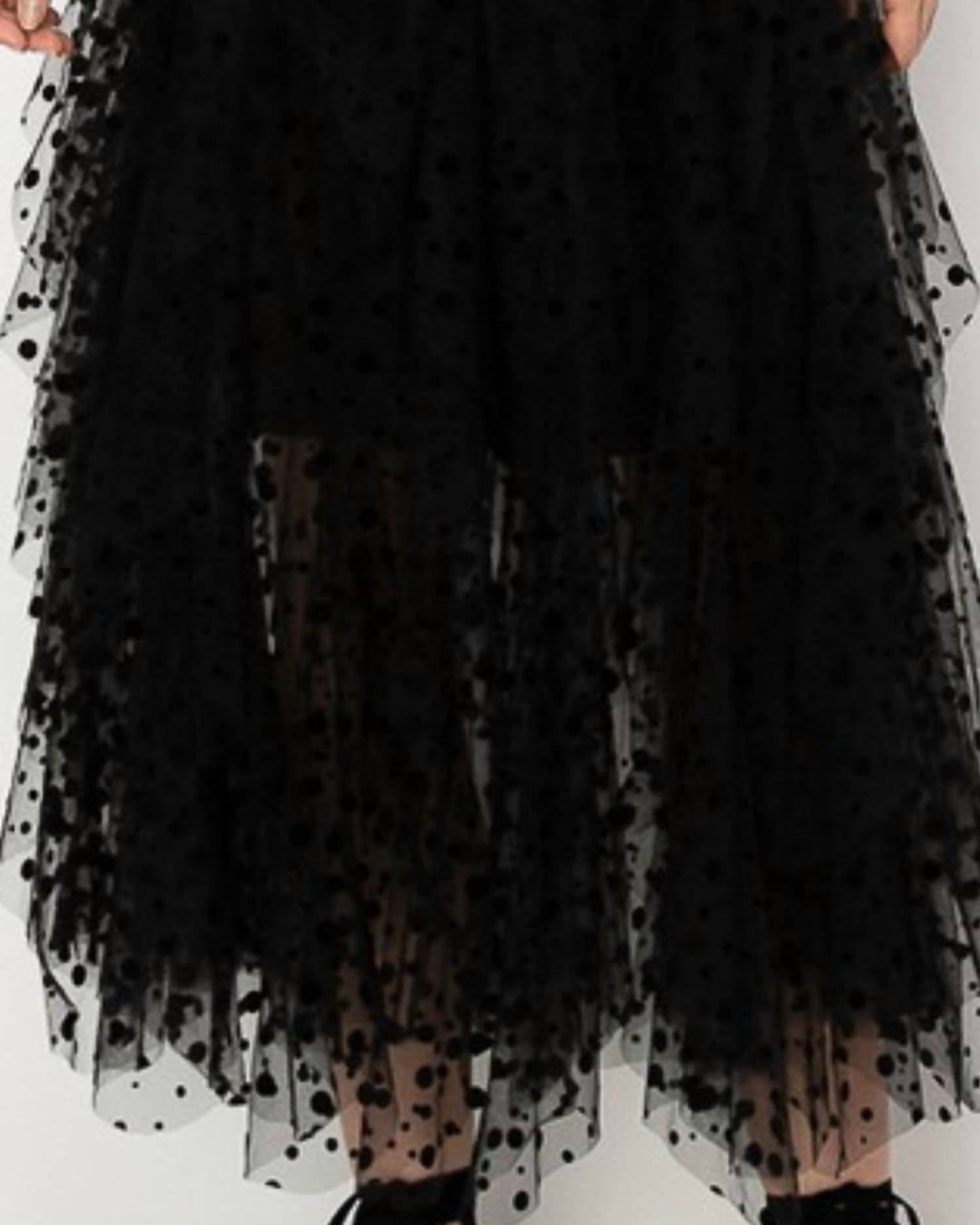 Ina Fashion - Tulle Midi Skirt