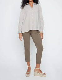 Renuar - Button Down Long Sleeve Stripe Top