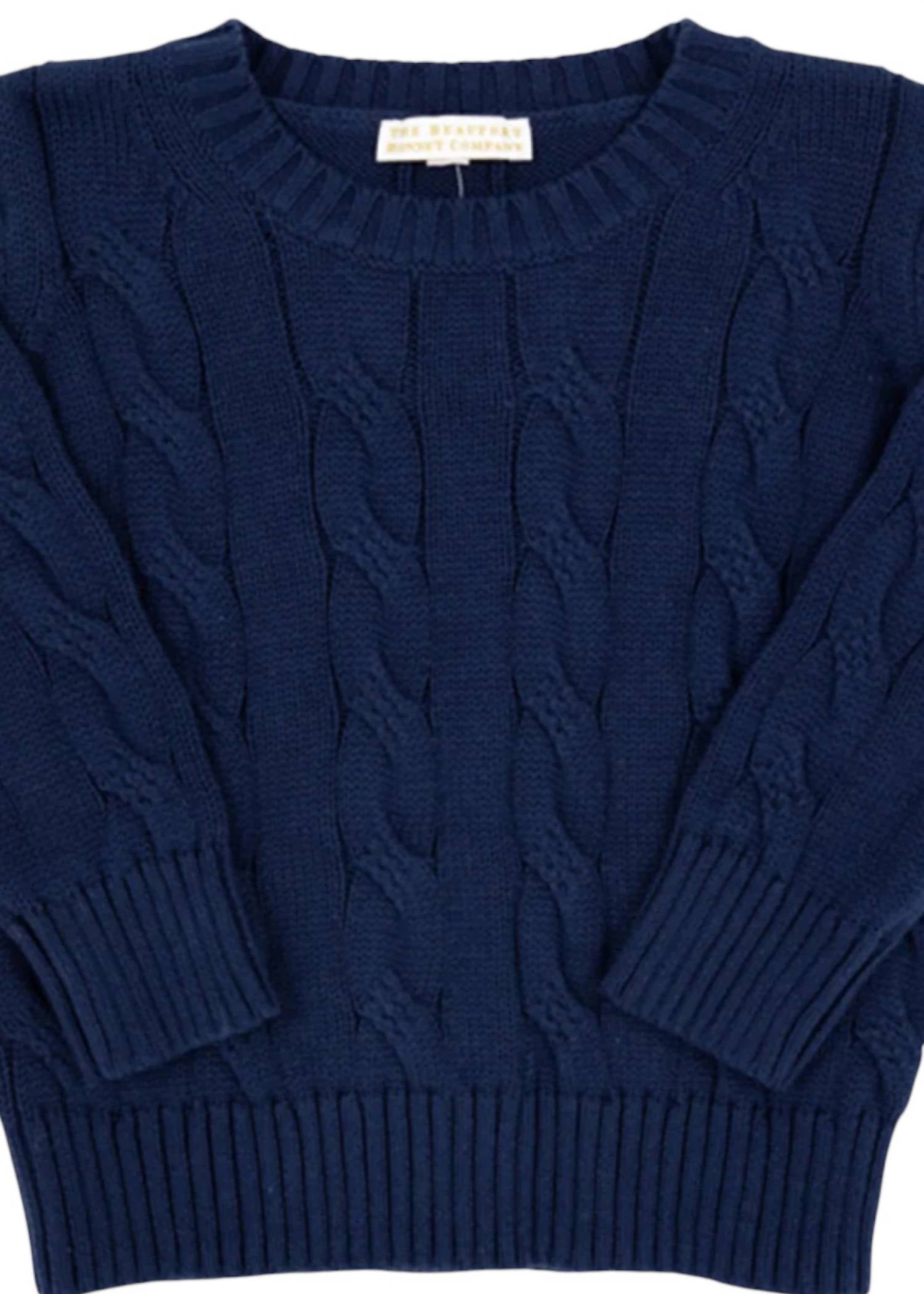 The Beaufort Bonnet Company - Kids Crawford Crewneck Sweater