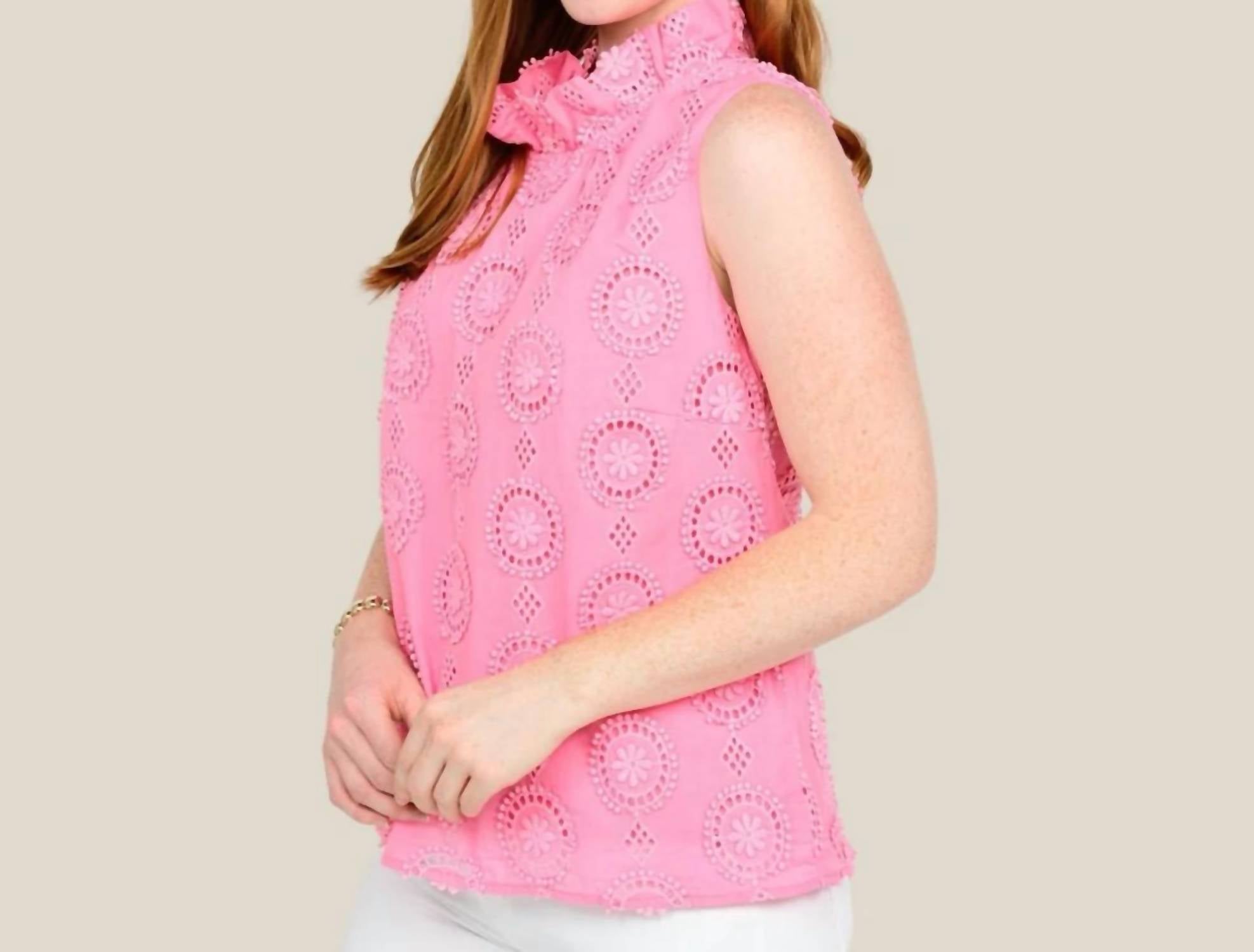 Ivy Jane - Eyelet Floral Top