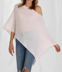 Minnie Rose - Cashmere Ruana Shawl Top