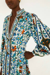 Farm Rio - Flora Tile Midi Dress