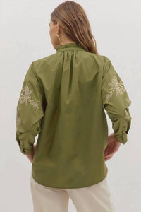 Entro - Ivy Embroidered Top