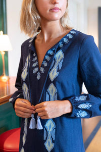 Sail To Sable - Ruffle Hem Dress