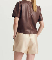Melissa Nepton - Houston Vegan Leather Top