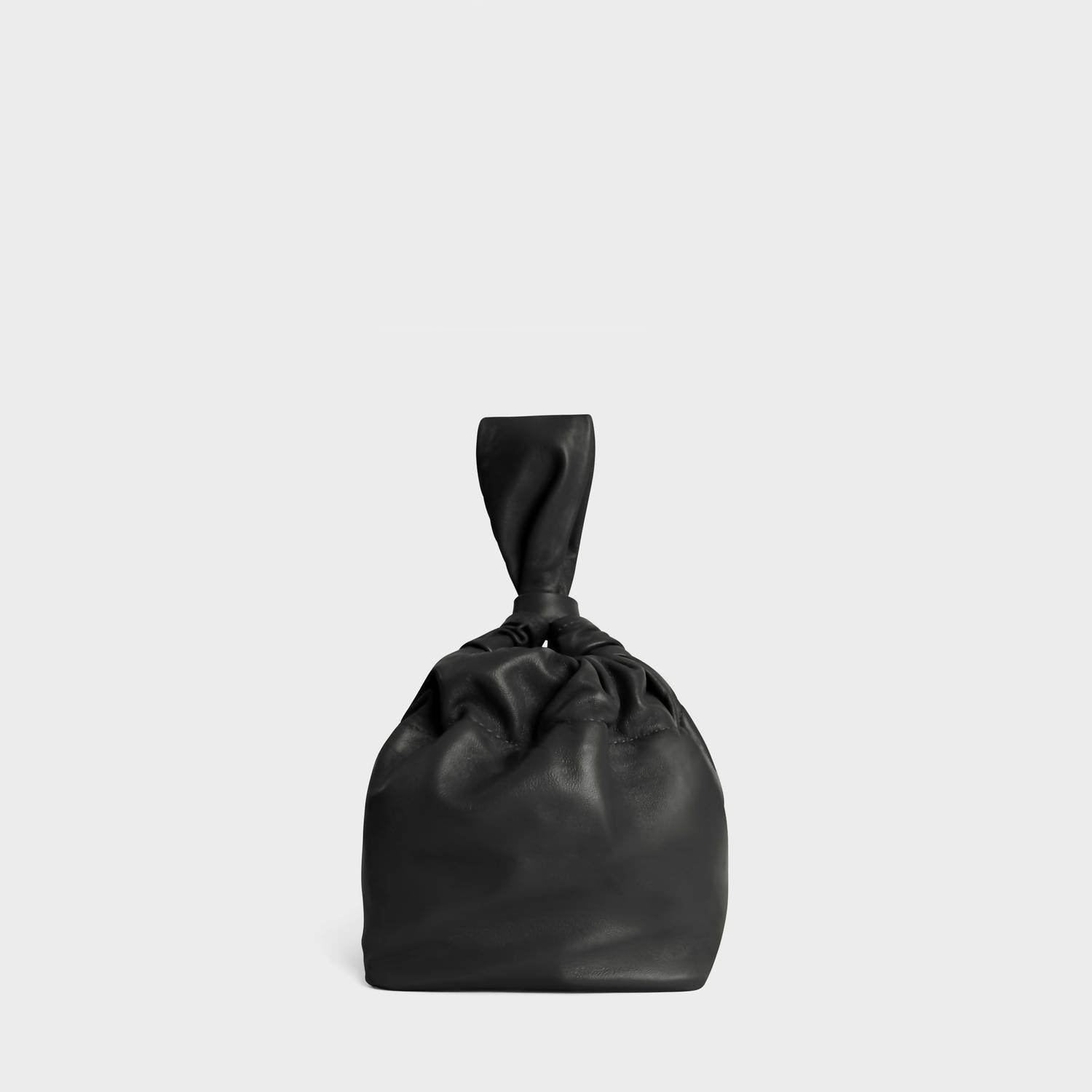 Lemiz - Women's Mariposa Twist Clutch Leather Handbag