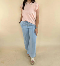 Coco + Carmen - Lilly Ruffle Cap Sleeve Top