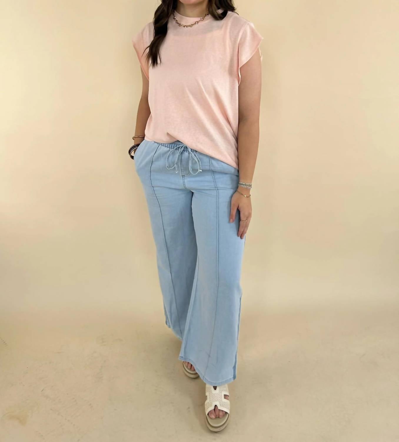 Coco + Carmen - Lilly Ruffle Cap Sleeve Top