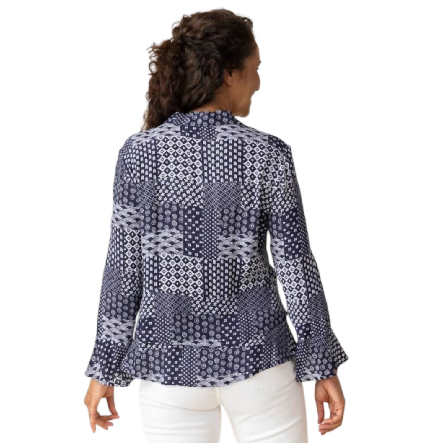 Habitat - Double Flounce Patchwork Top