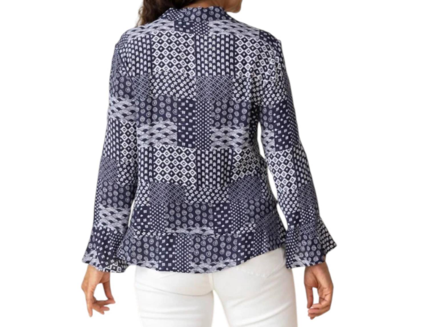 Habitat - Double Flounce Patchwork Top