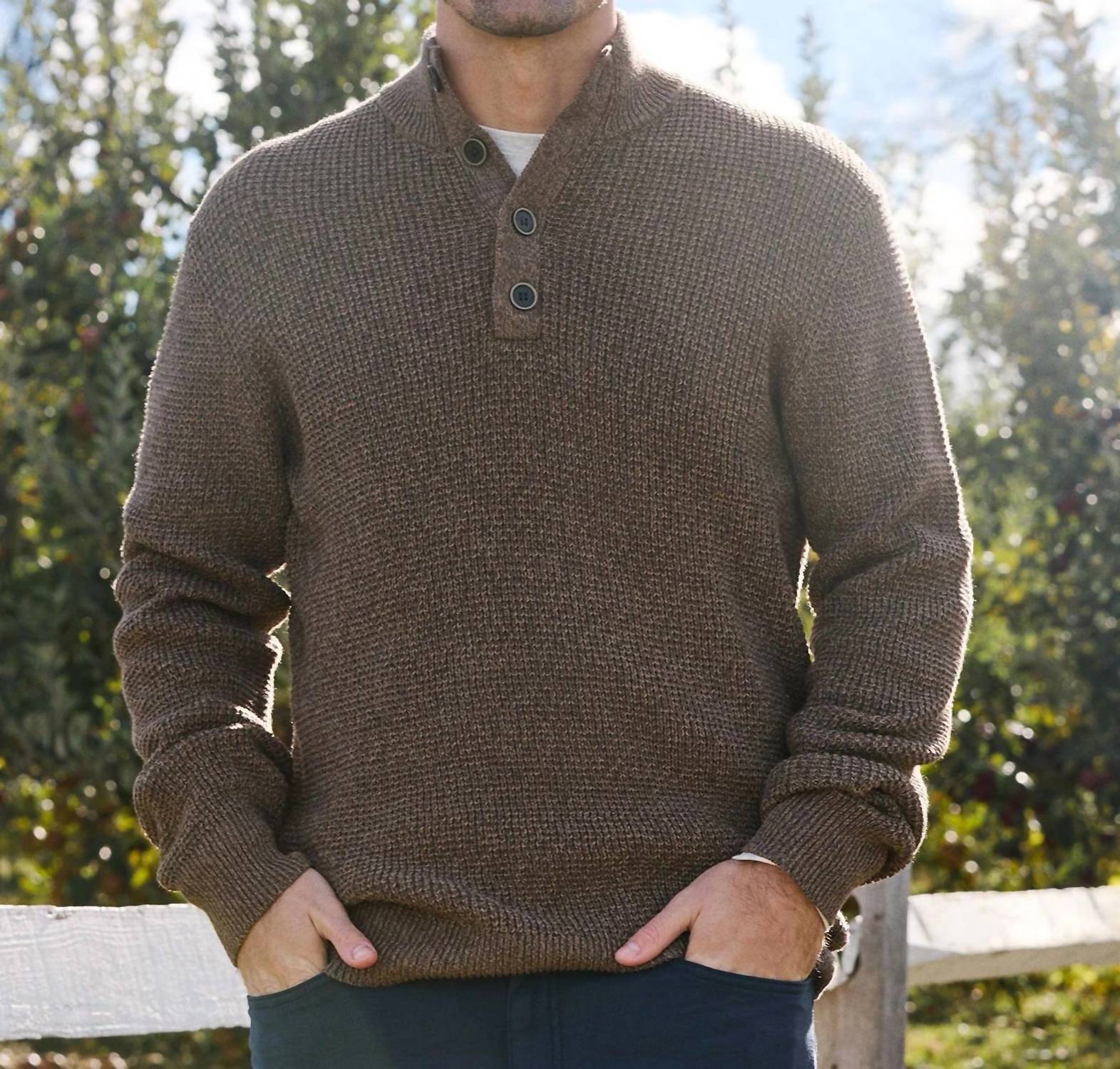 Flags & Anthem - Dom Cooling Mock Neck Sweater Top