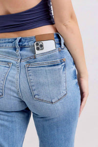 Judy Blue - Mid Rise Slim Fit Jean With Cell Pocket