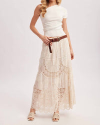 Bluivy - Elsa Lace Maxi Skirt