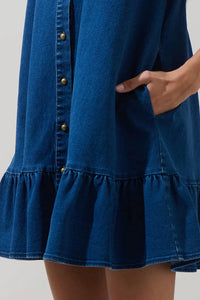 Sugarlips - Jamie Denim Button Down Dress