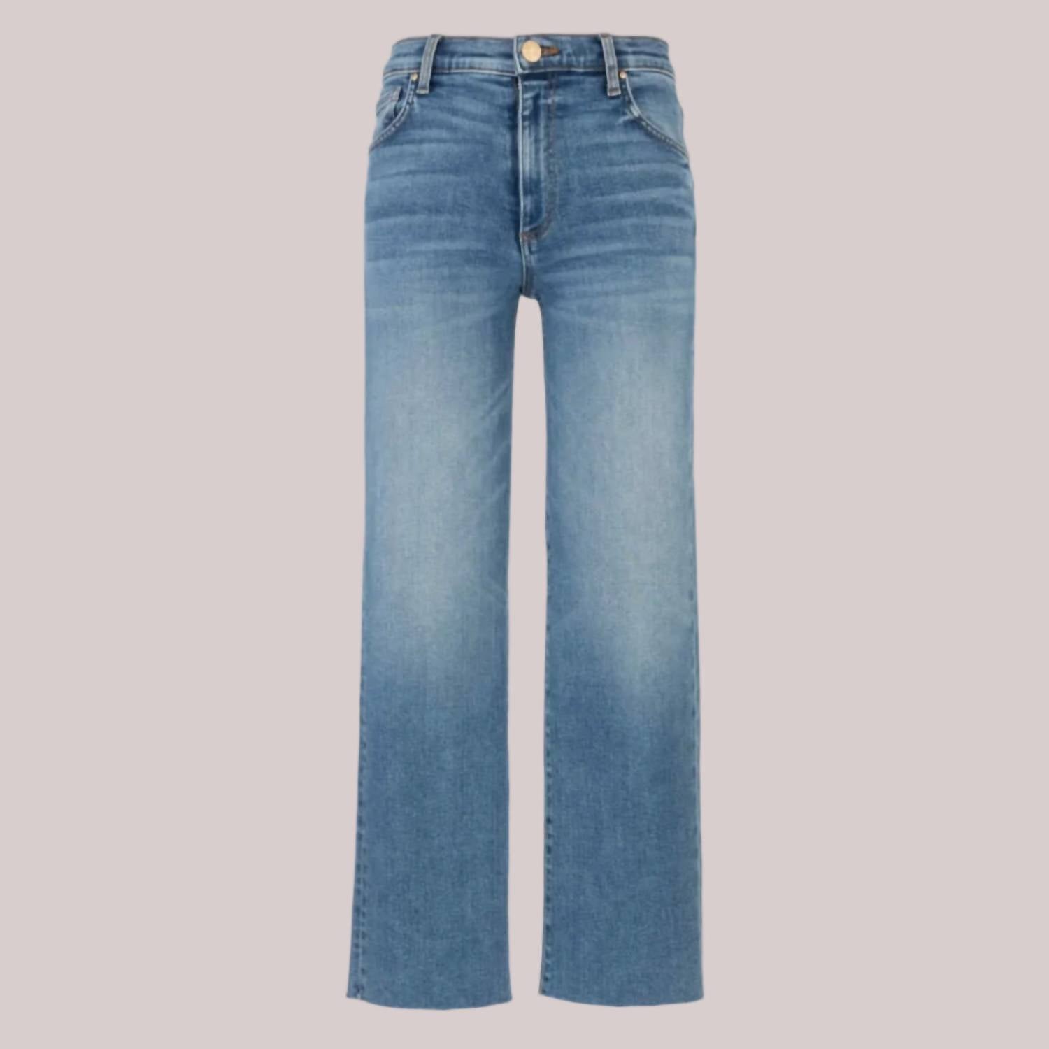 KUT FROM THE KLOTH Avery High Rise Straight Leg Jeans in style wash - women's jeans - view 4