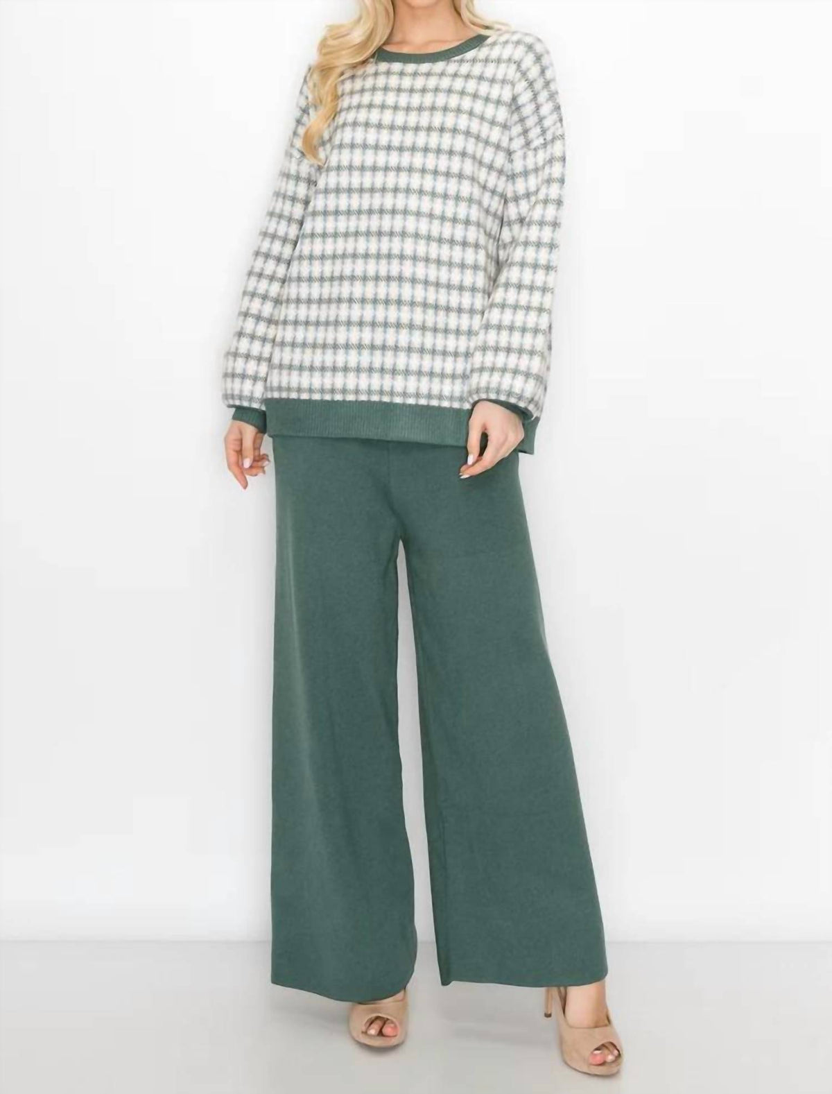 Joh - Shala Check Knitted Sweater