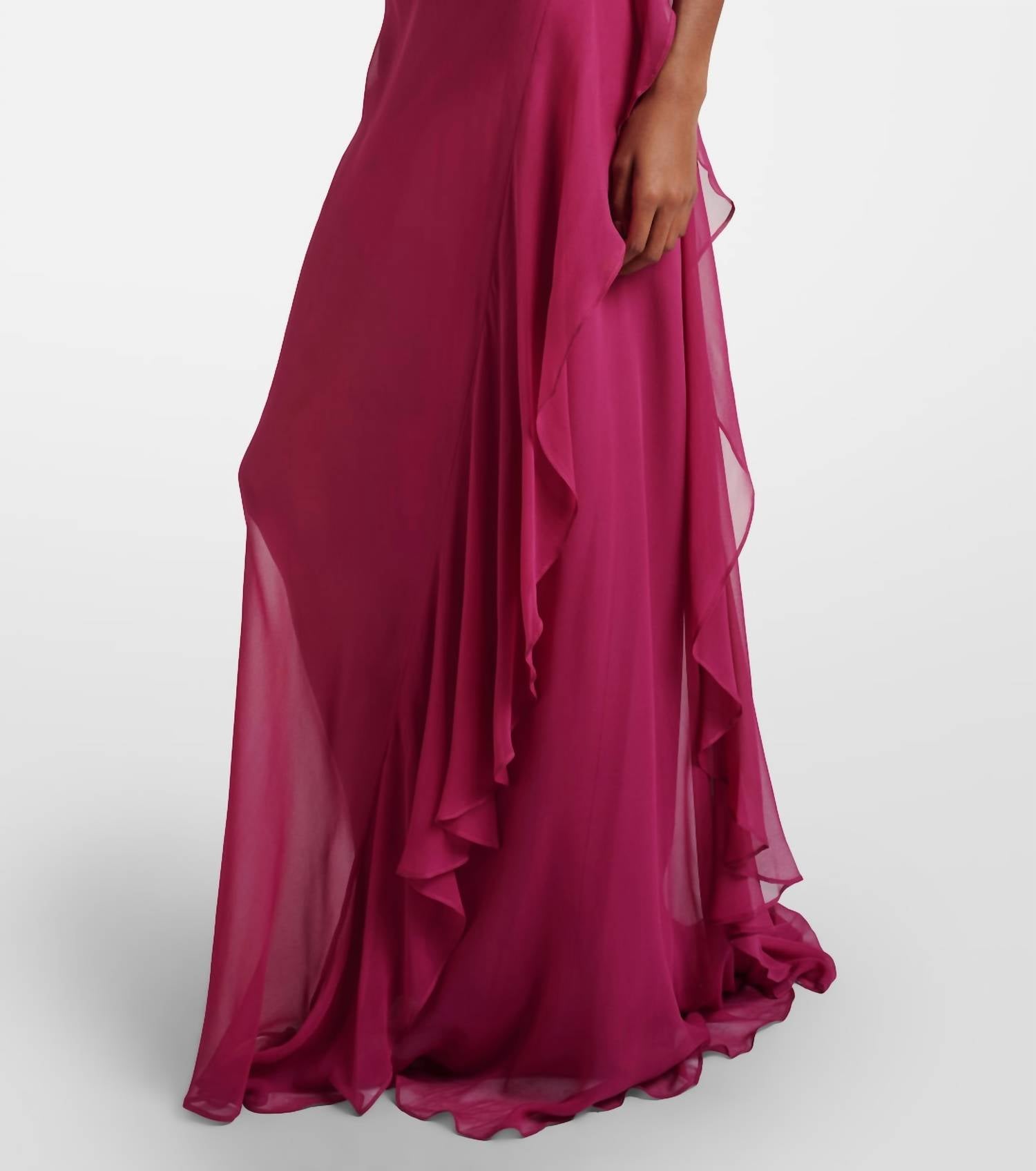 The Sei - One Shoulder Ruffle Gown