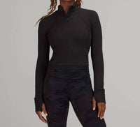 Lululemon - Rulu Run Cropped Half Zip Sweatshirt