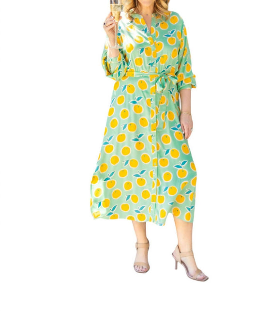 Compania Fantastica - Lemon Print Dress