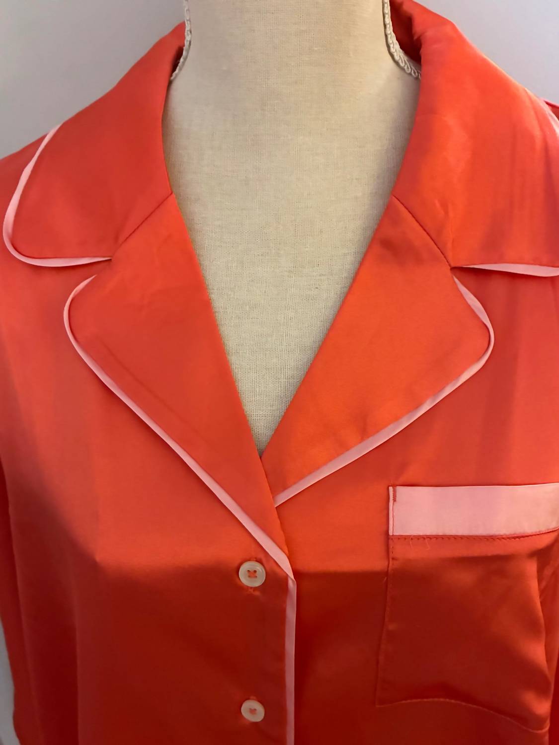 Mersea - Women's Satin Sailor Pajama Set