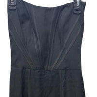 DRESS THE POPULATION Corset Strapless Midi Dress in black - women's dress - alternate view