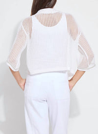 Lysse - Elera Linen Mesh Cardigan
