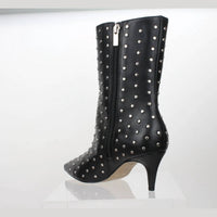 Carrano - Women's Aurora Leather Studded Mid-calf Boot
