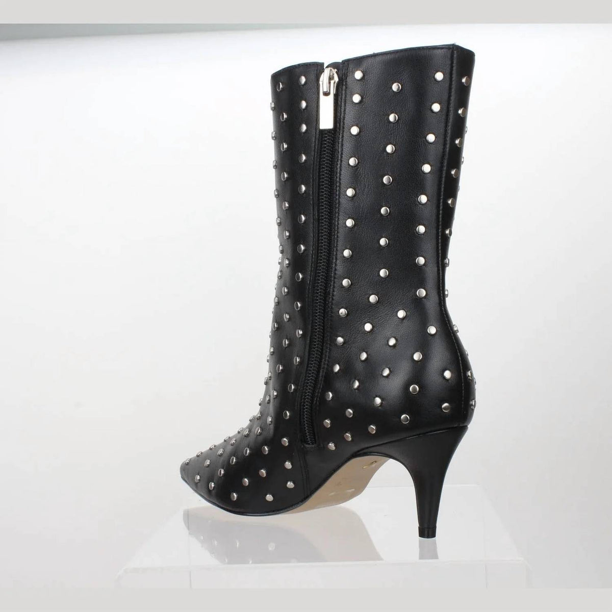 Carrano - Women's Aurora Leather Studded Mid-calf Boot