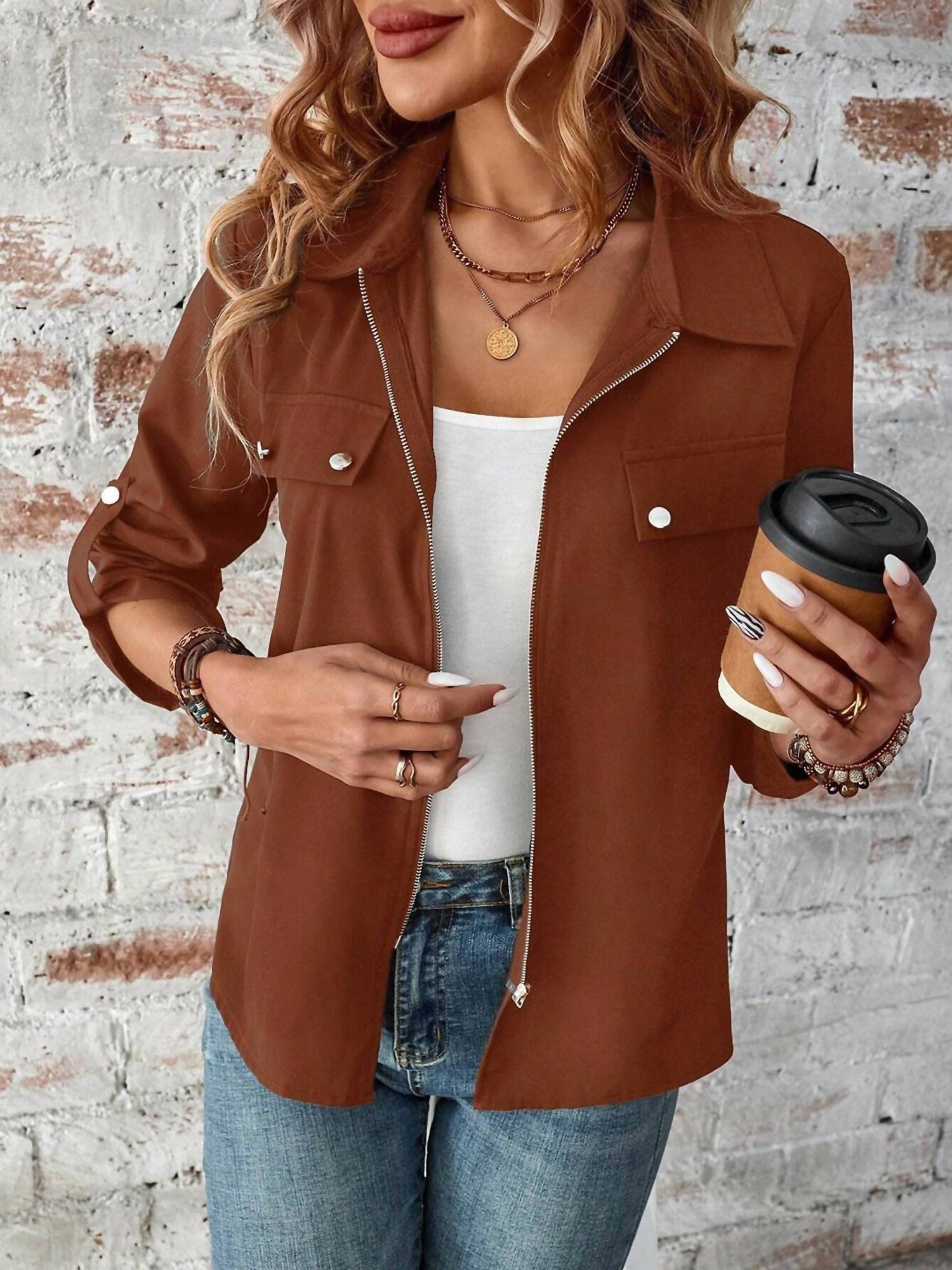 Lily Clothing - Zip Up Jacket